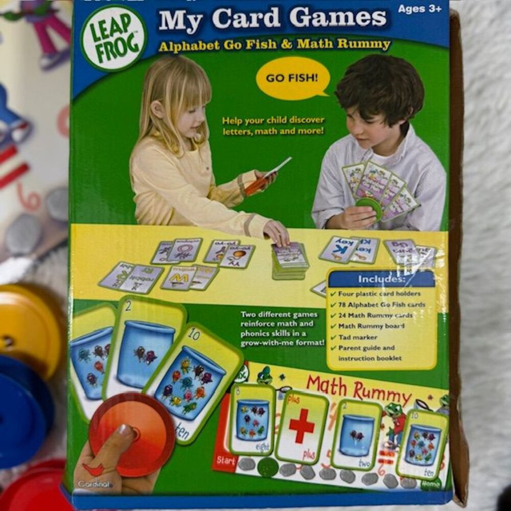 LeapFrog My Card Games Alphabet Go Fish + Math Rummy - Picture 13 of 16